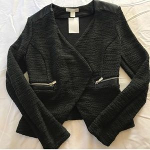H and M Green Light Jacket